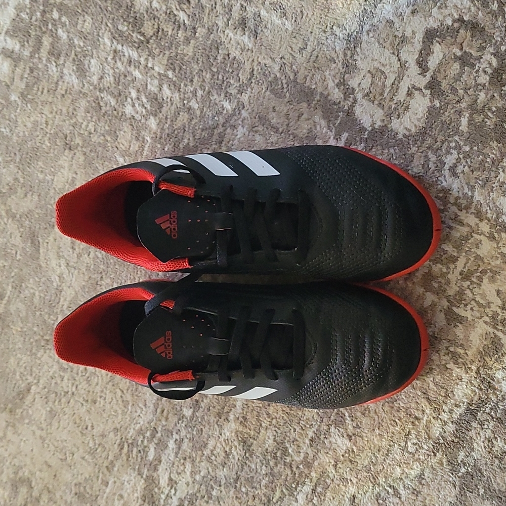 Adidas Predator sneakers black white and red